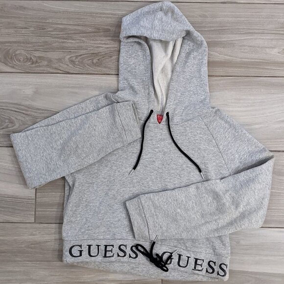 Guess Cropped Hoodie - Picture 1 of 4